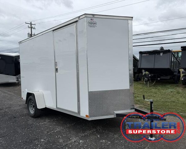 Covered Wagon 6 x 12 Enclosed Cargo Trailer | 12" Added