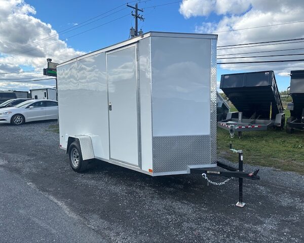 Covered Wagon 6x12 Enclosed Cargo Trailer | 12" Added
