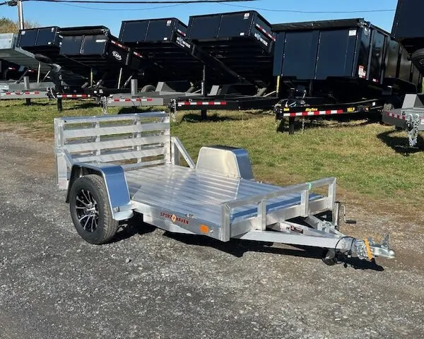 Sport Haven 5×8 Aluminum Utility Trailer - Deluxe Package