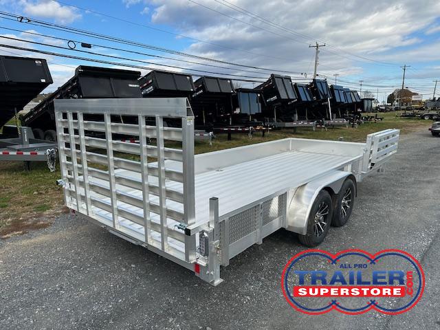Sport Haven 7×18 Aluminum Landscape Trailer - Side ATV Ramp