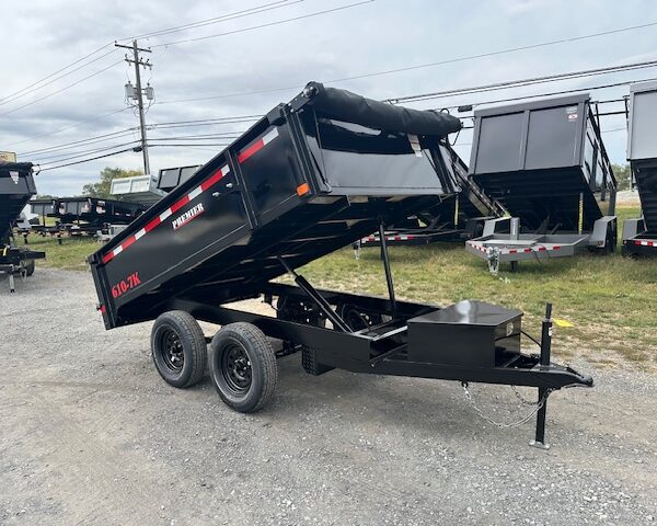 Premier 6 x 10 Deckover Dump Trailer - Spreader Gate