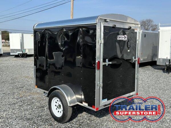 Carry-On 5x8 Enclosed Cargo Trailer | Ramp & Side Door