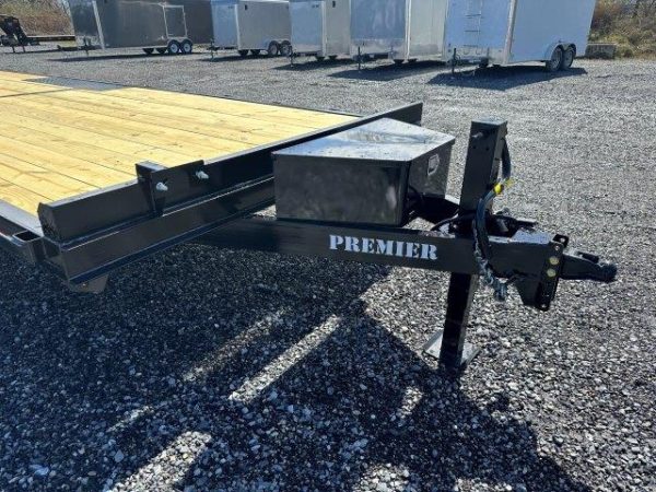 Premier 8.5x24 Deckover Equipment Trailer | Slide Ramps