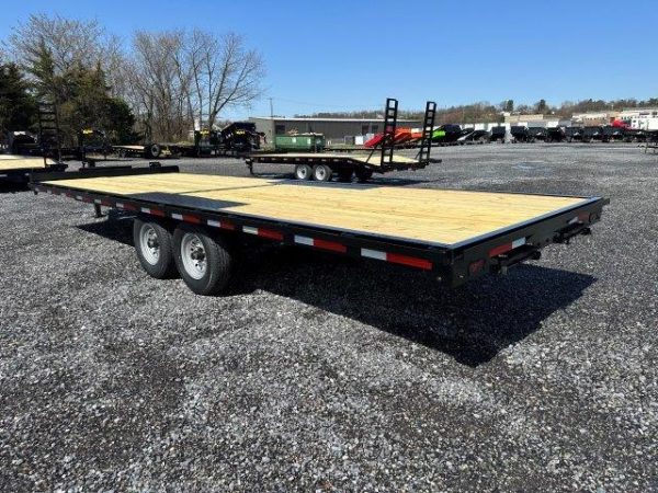 Premier 8.5x24 Deckover Equipment Trailer | Slide Ramps