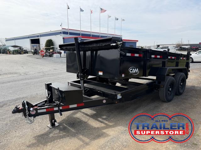 CAM Superline 7 x 14 HD Low Profile Dump Trailer - Telescopic Lift