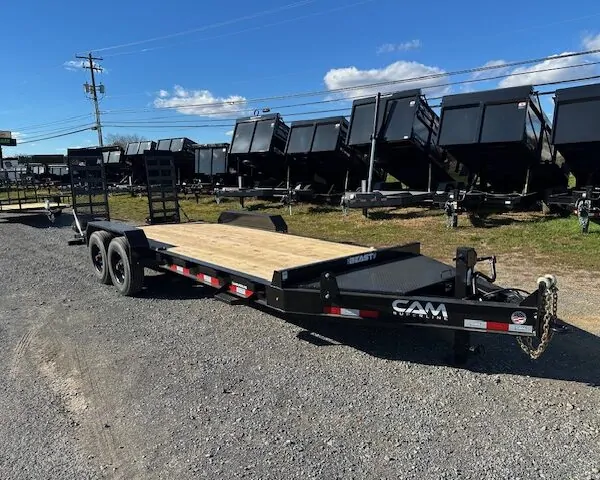 CAM Superline 7 x 20 Heavy Duty Equipment Trailer - 10K Axles