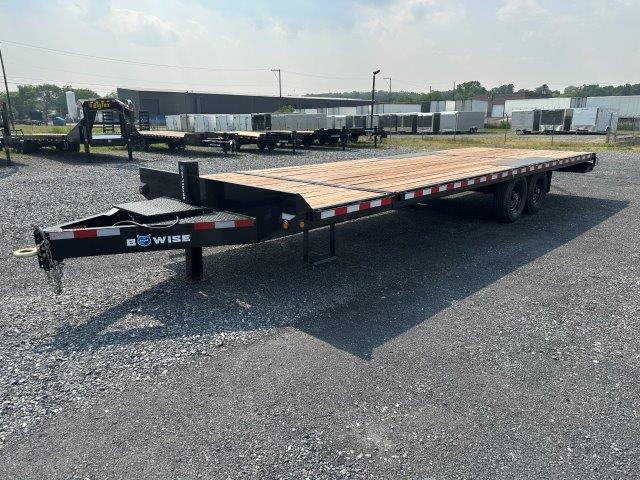 BWise 8 x 26 Deckover Equipment Trailer - Split Tilt Deck