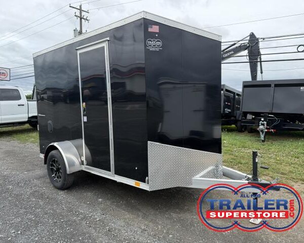 ATC 6 x 10 Aluminum Enclosed Cargo Trailer - Aluminum Wheels