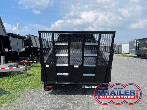 Premier 7 x 24 Landscape Utility Trailer - Rear Ramp Gate