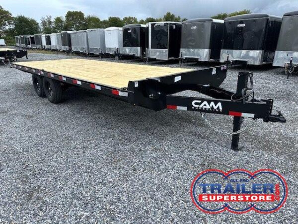 CAM Superline 8.5 x 22 Deckover Equipment Trailer - 8' Ramps