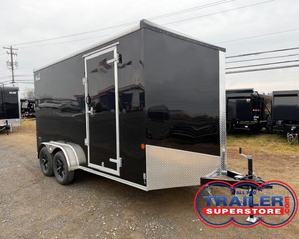 Car Mate 7 x 14 V-Nose Enclosed Cargo Trailer - Avalanche