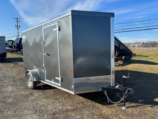 Car Mate 7 x 12 Enclosed Cargo Trailer - V-Nose