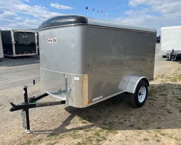 a gray Carry On trailer