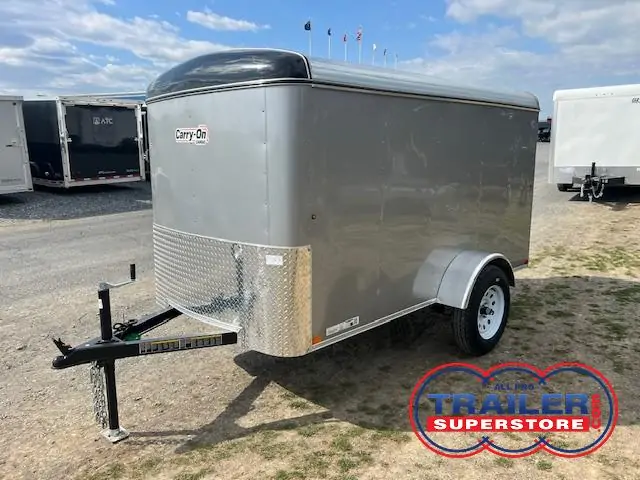 a gray Carry On trailer