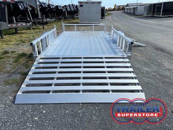 Sport Haven 7×12 Aluminum Utility Trailer - Side ATV Ramps