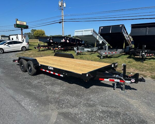 CAM Superline 7 x 20 Open Car Hauler - Slide Out Ramps