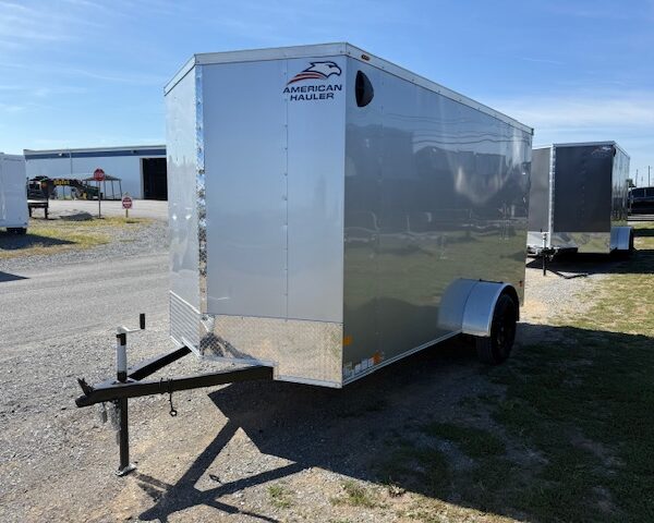 American Hauler 6 x 12 Enclosed V-Nose Cargo Trailer