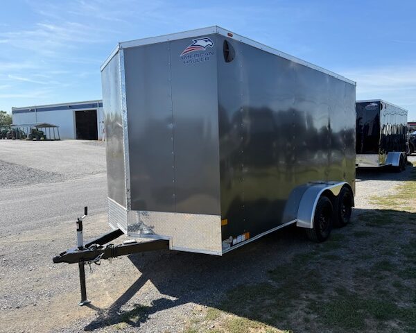 American Hauler 7 x 14 Enclosed V-Nose Cargo Trailer