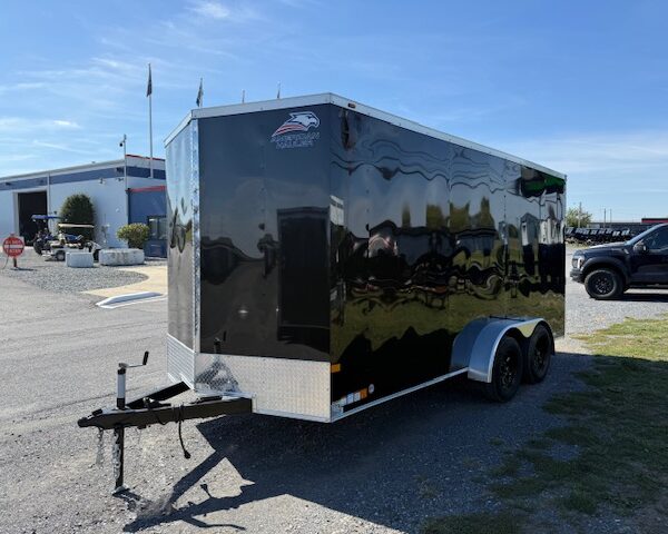 American Hauler 7 x 16 Enclosed V-Nose Cargo Trailer