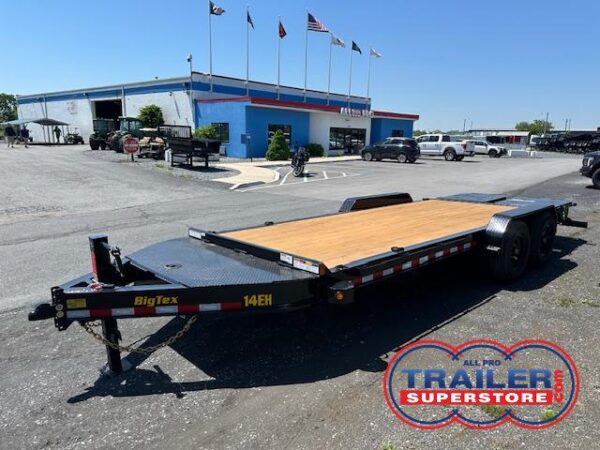 Big Tex 7 x 20 Low Profile Equipment Trailer - Mega Ramps