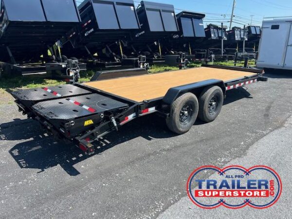 Big Tex 7 x 20 Low Profile Equipment Trailer - Mega Ramps