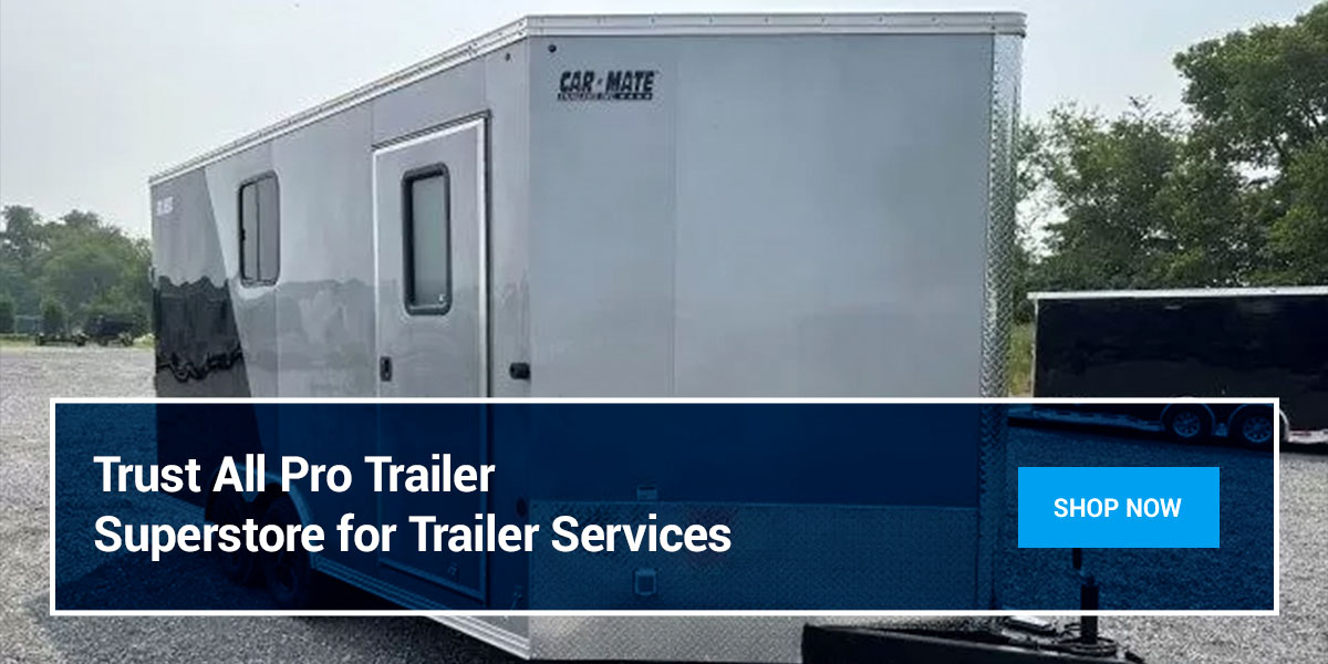A gray Car Mate Trailer