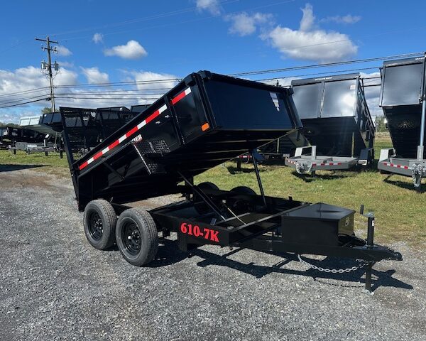 Premier 6 x 10 Low Profile Dump Trailer - Landscape Ramp