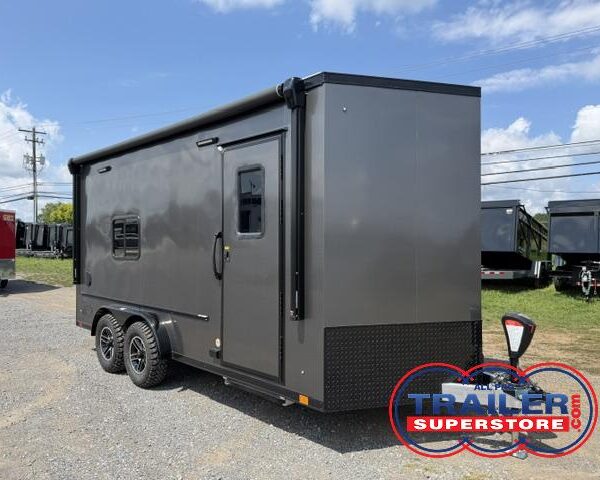ATC 7.5 x 16 Aluminum Enclosed Trailer - Adventure Package