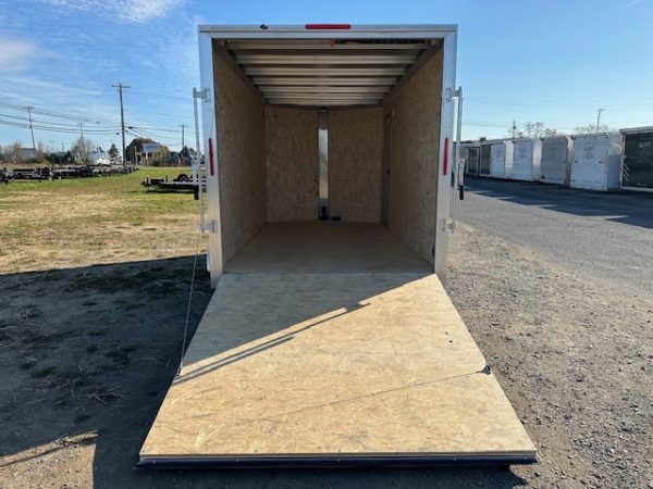 Cargo Pro 7 x 14 V-Nose Aluminum Cargo Trailer - Ramp Door