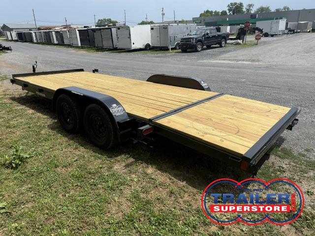 Premier 7 x 20 Wood Deck Open Car Trailer - Winch Plate