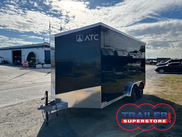 New ATC 7.5 x 14 Aluminum Enclosed Cargo Trailer - Spoiler