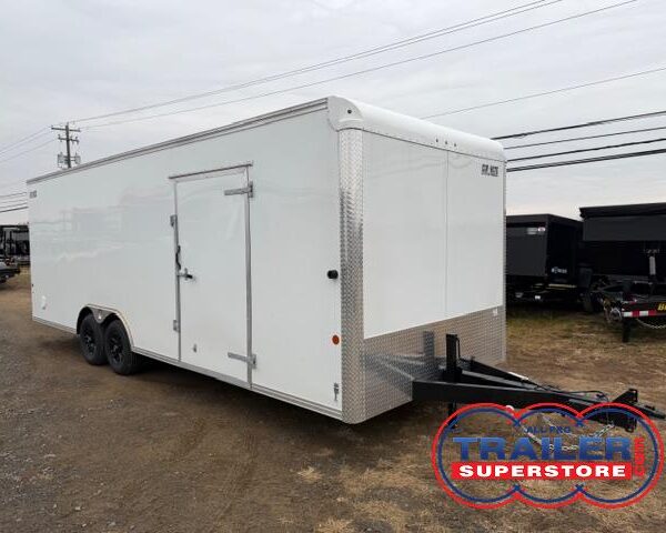 Car Mate 8.5 x 24 Enclosed Car Trailer - Knife Edge