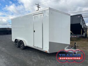 ATC 7.5 x 16 Aluminum Enclosed Cargo Trailer - Spoiler