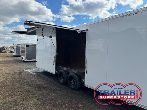 Pro R Trailer Loaded Cargo Pro 8.5 x 24 Aluminum V-Nose Enclosed Car Trailer - XLT