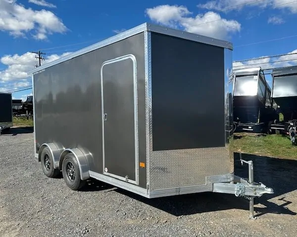Cargo Pro 7.5 x 14 Aluminum Enclosed Cargo Trailer - Spoiler