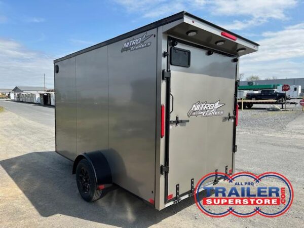 Nitro 6x12 Enclosed Cargo Trailer- Spoiler
