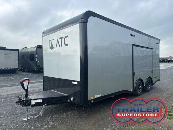 ATC 8.5 x 20 Aluminum Enclosed Car Trailer - Awning & AC