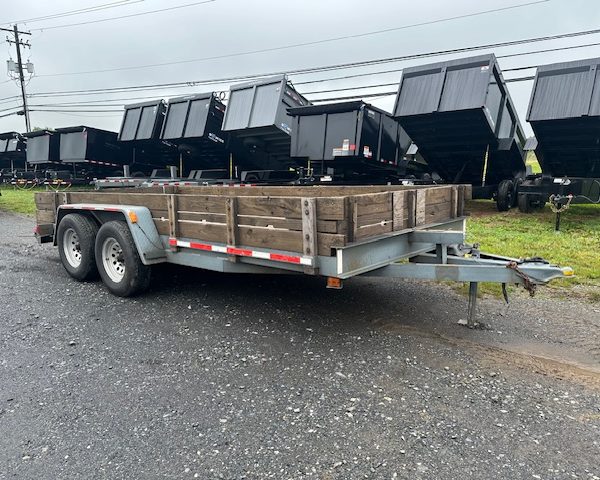 2005 Quality 7 x 16 Open Car Trailer