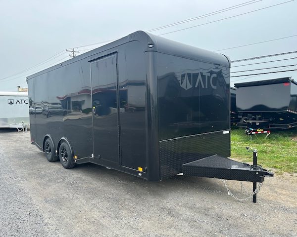 ATC 8.5 x 20 Aluminum Enclosed Car Trailer - Blackout