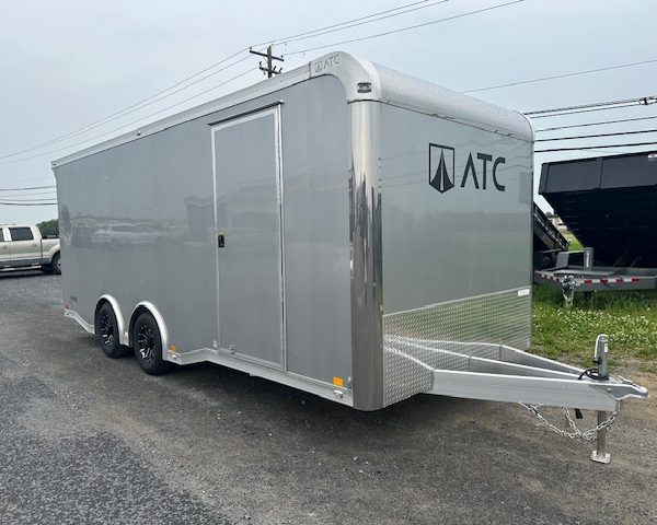 ATC 8.5 x 20 Aluminum Enclosed Car Trailer - Spoiler