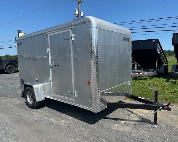 Car Mate 6 x 12 Enclosed Cargo Trailer - Ramp Door