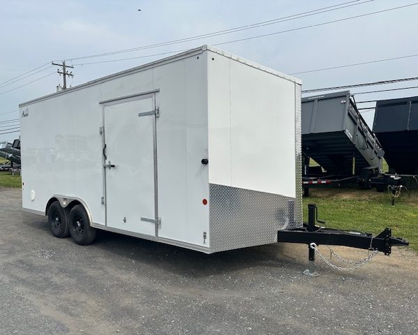 Car Mate Avalanche 8.5 x 18 Enclosed Car Trailer - Ext Tongue