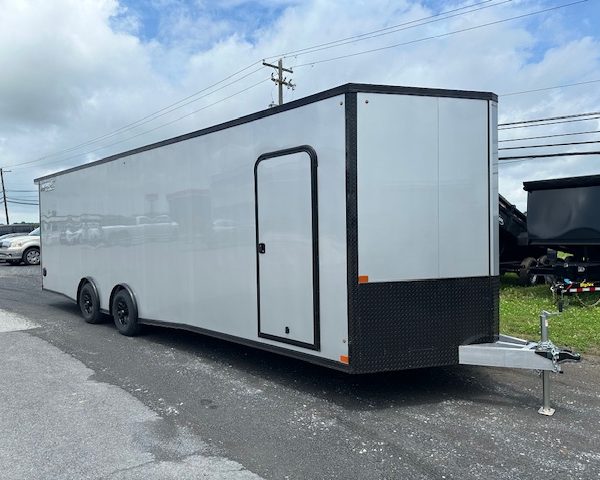 Nitro 8.5 x 28 Enclosed Aluminum Car Trailer- Escape Door