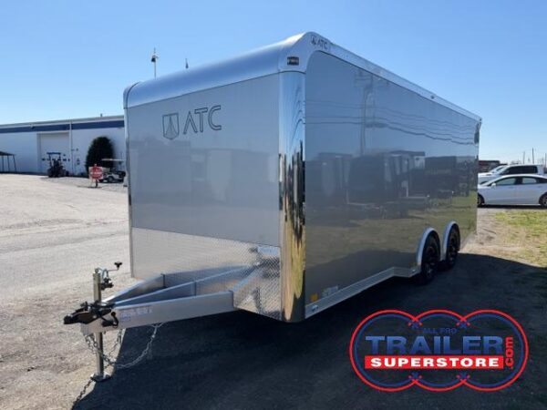 ATC 8.5 x 20 Aluminum Enclosed Car Trailer - Spoiler
