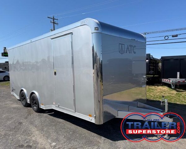 ATC 8.5 x 20 Aluminum Enclosed Car Trailer - Spoiler