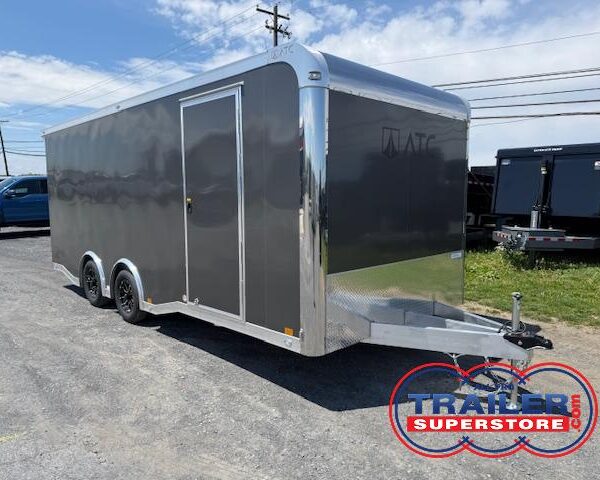 ATC 8.5 x 20 Aluminum Enclosed Car Hauler - Spread Axles
