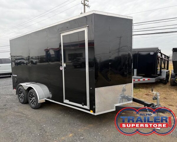 Formula 7 x 16 Enclosed Cargo Trailer - Aluminum Wheels