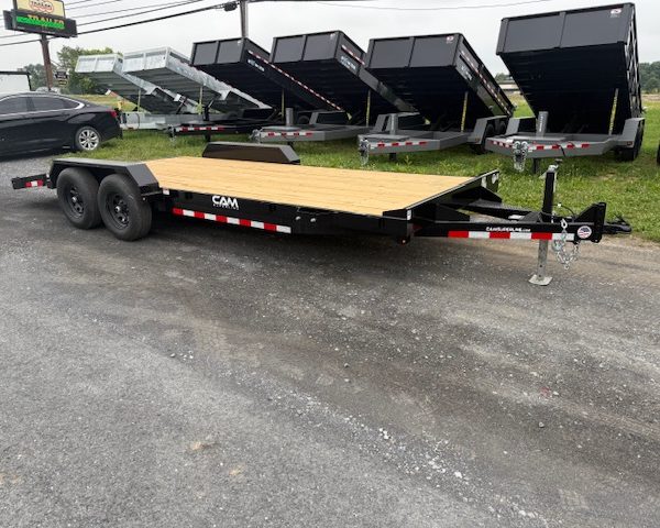 CAM Superline 7 x 20 Open Car Hauler - Wood Deck