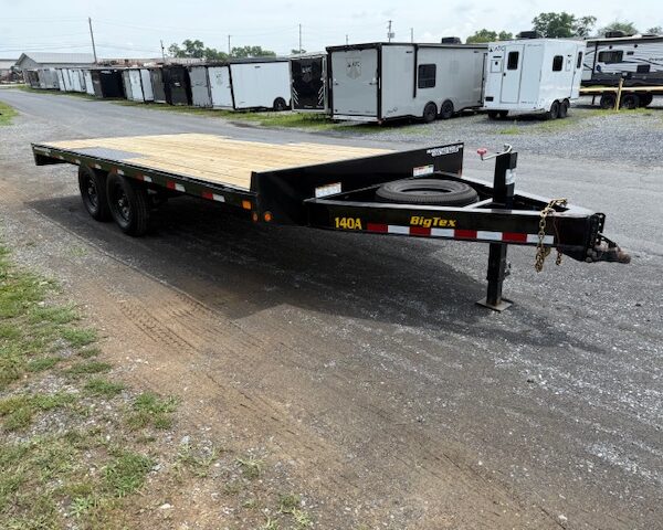 2021 Big Tex 8.5 x 18 Deckover Equipment Trailer - Slide Out Ramps