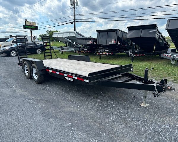 2022 Premier 7 x 18 Equipment Trailer